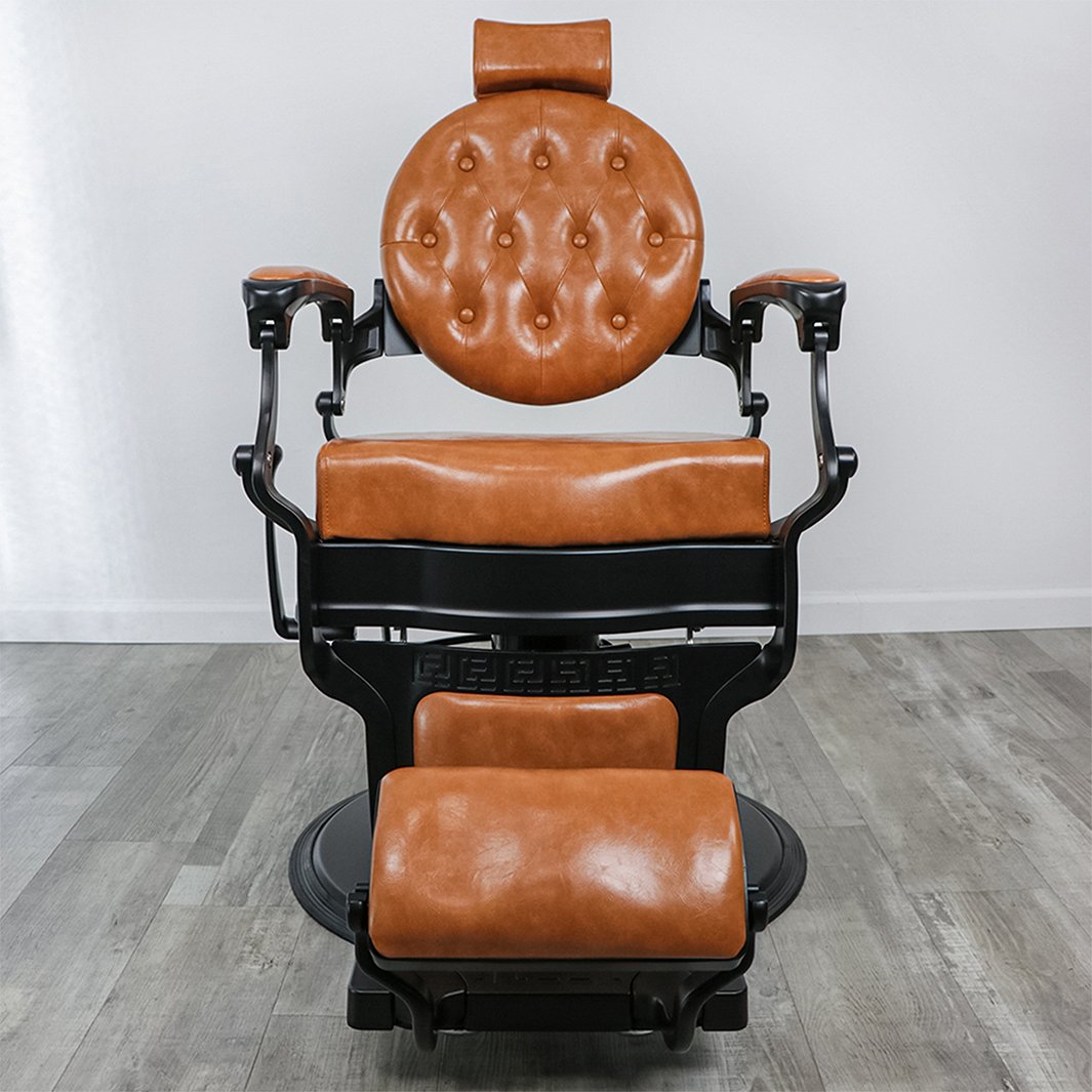 Chinese Supplier Barber Chair Hair Salon Brown Barber Chair Salon Barbershop Man Barber Chair