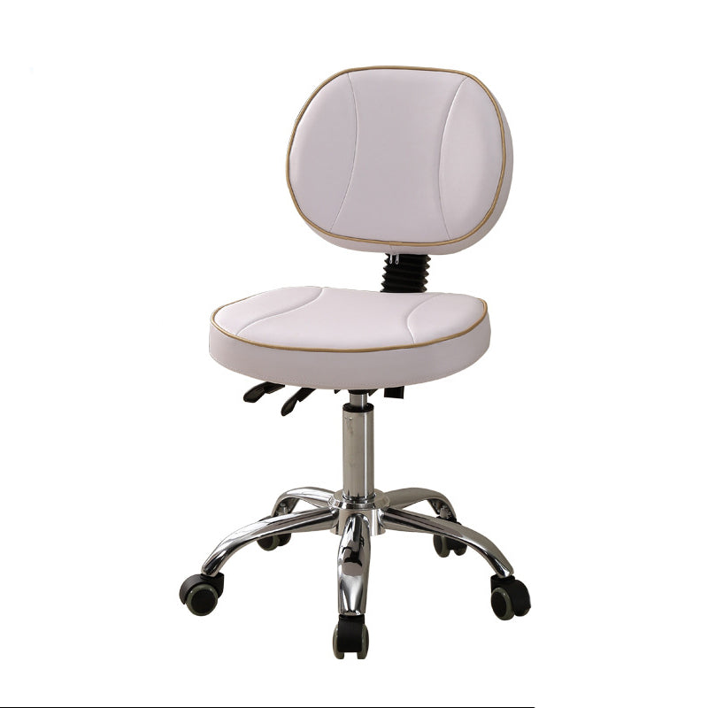 Wholesale Height Adjustable Leather Swivel Saddle Stool Barber Salon Chairs