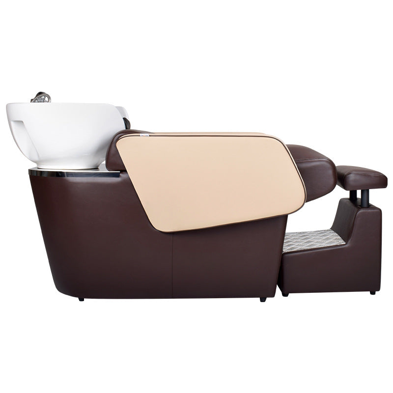 Modern Luxury Frame Barber Shop Washing Chair Reclining Hair Salon Shampoo Chair
