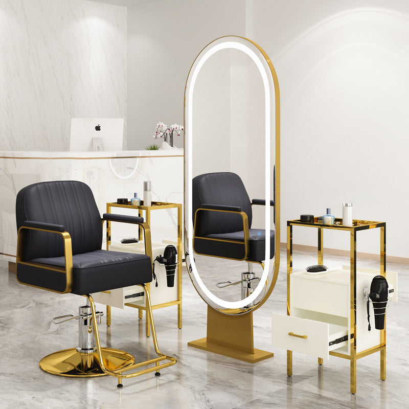 Good Quality Barber Chair Golden Barber Shop Equipment Salon Chair Hair Salon Furniture