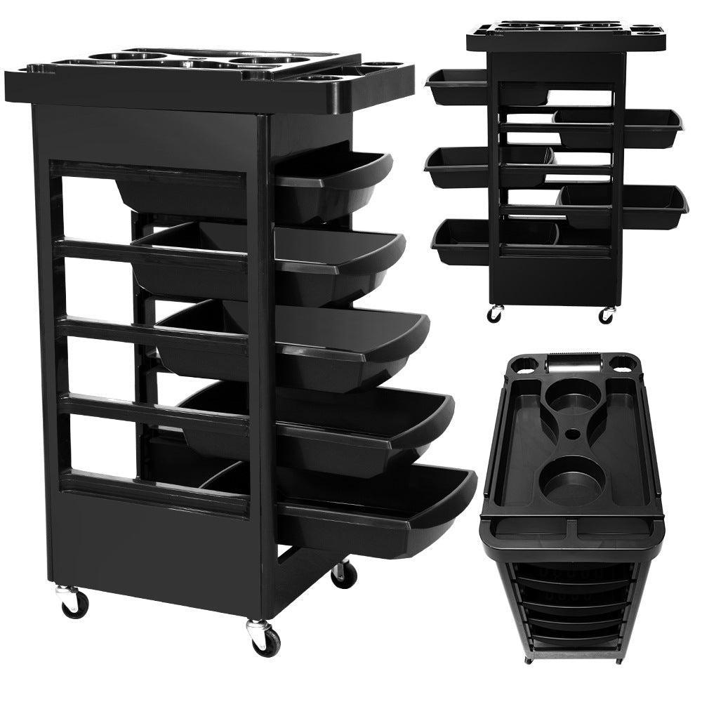 Hair Salon Tool Cart Multifunctional Tool Cabinet Beauty Barber Shop Hair Stylist Salon Trolley