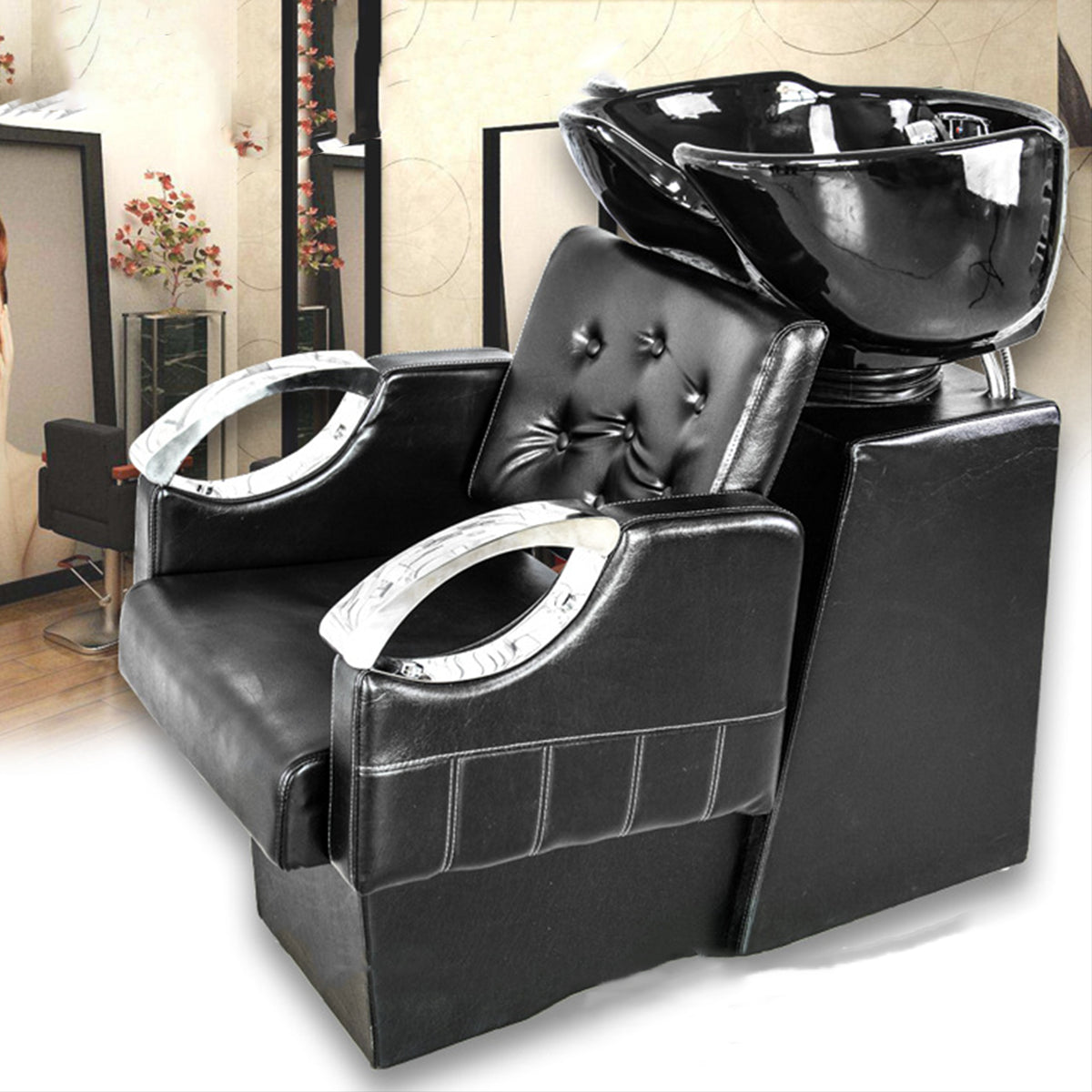 Fully automatic electric massage shampoo chair water circulation system can be customized