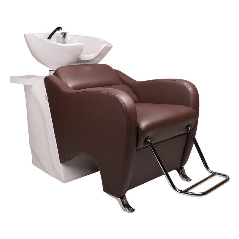 Modern Barber Shop Equipment Saloon Hairdressing Wash Chair Lay Down Washing Salon Shampoo Chair