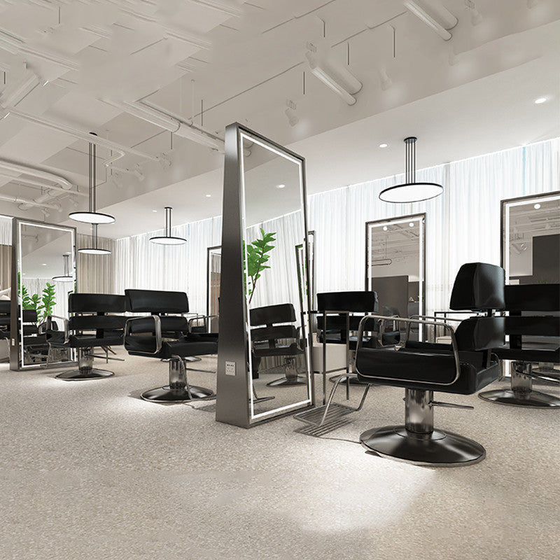 Stainless Steel Styling Stations Mirror Station Barber Stationwith Metal Furniture Material
