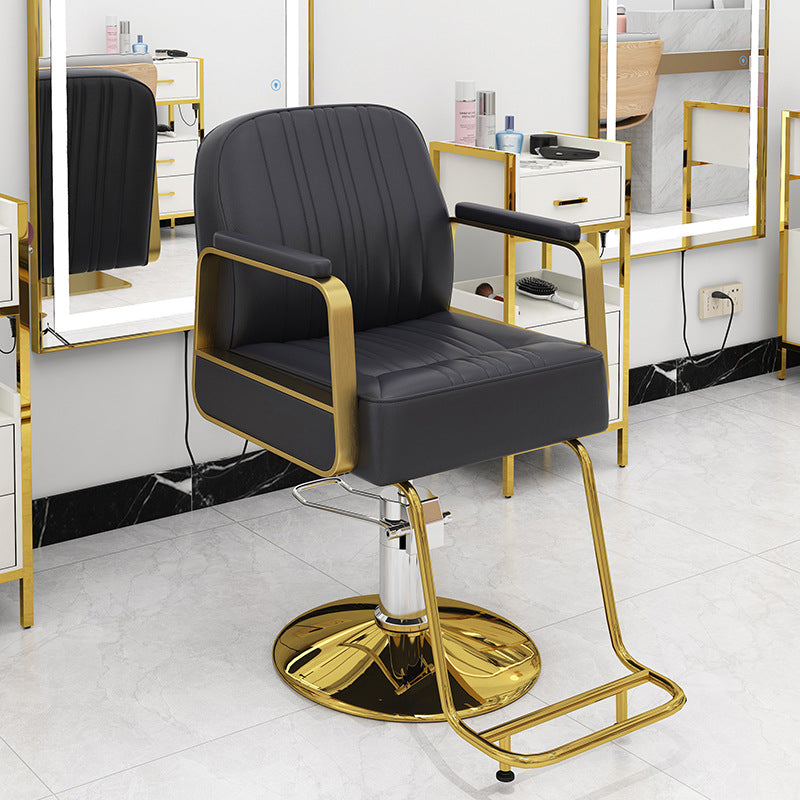 Good Quality Barber Chair Golden Barber Shop Equipment Salon Chair Hair Salon Furniture