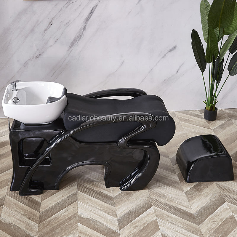 New Shampoo Bed Cool Shape Design Can Be Customized Logo To Change Leather Color