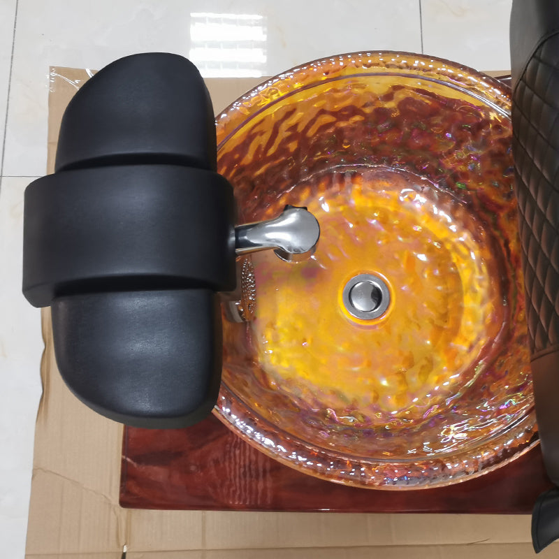 Pedicure Chair With Bubble Massage Foot Bath, Beauty Spa Salon Unit Station Technician Supplies