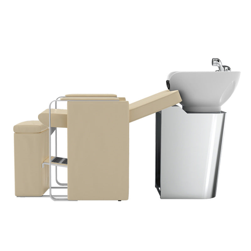 Modern Hair Salon Furniture Wash Chair Reclining Shampoo Chair For Sale