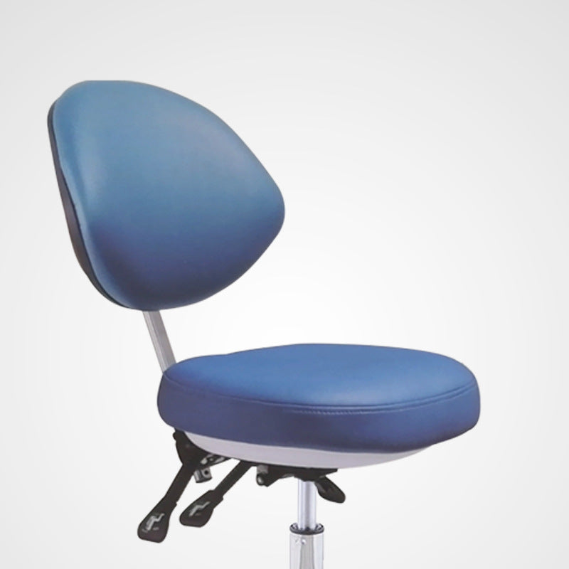 Beauty Salon Comfortable Tan Leather Cheap Salon Stool With Back