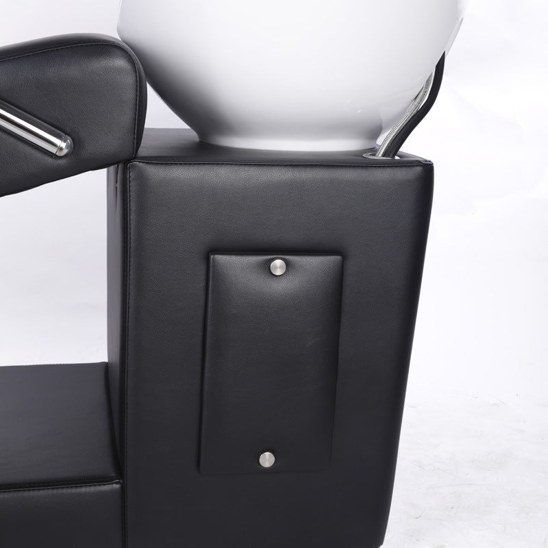 Modern Luxury Hair Salon Furniture Multifunctional Wash Chair Massage Shampoo Bowl Bed Chair