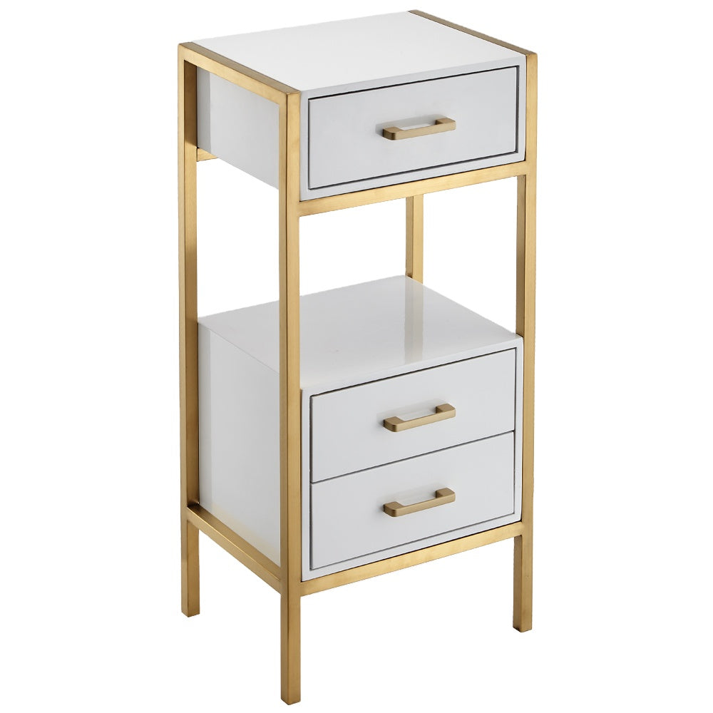 Luxury makeup trolley cart salon furniture double drawer beauty trolley