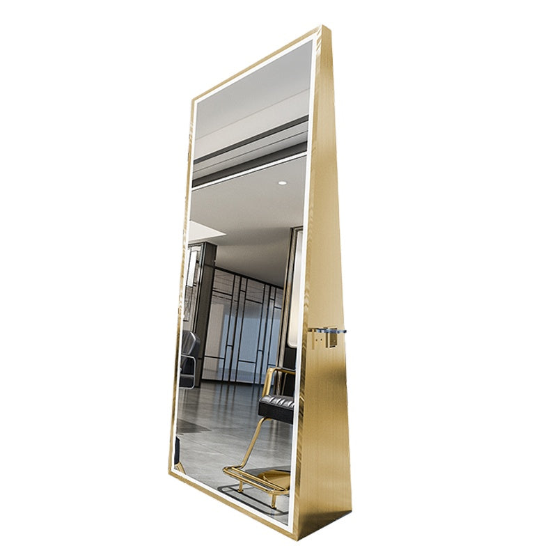 Stainless Steel Styling Stations Mirror Station Barber Stationwith Metal Furniture Material