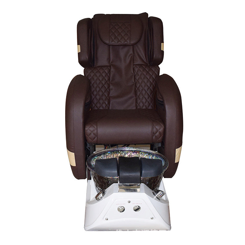 Luxury foot massage golden manicure with massage pedicure chairs customizable logo for beauty shop