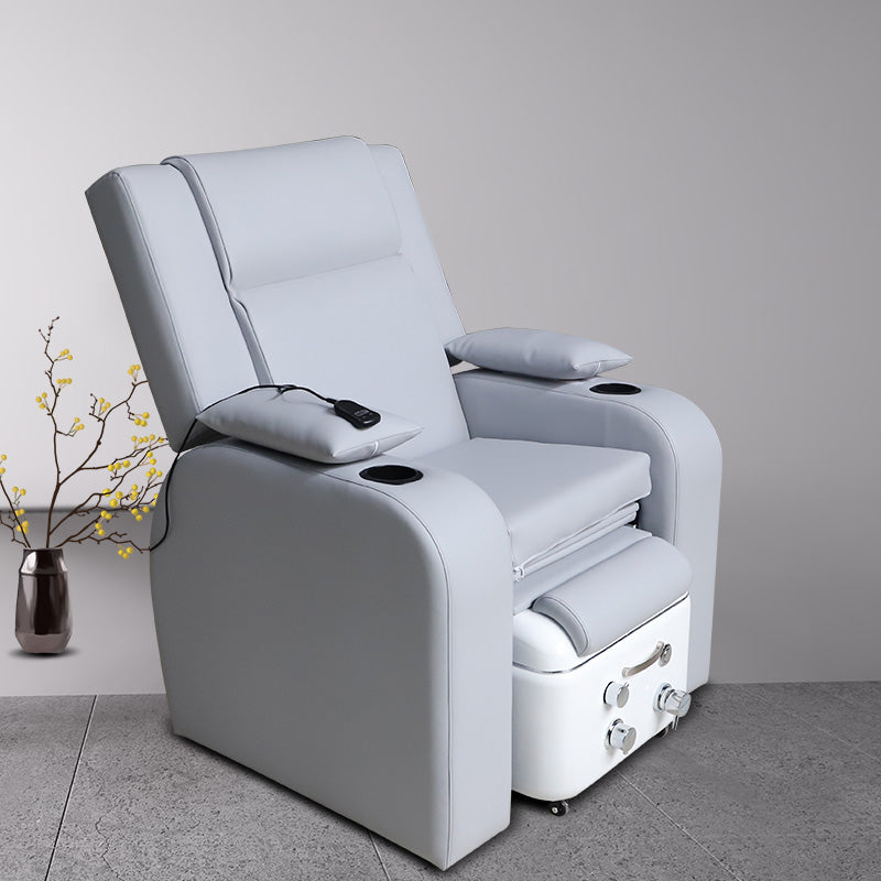 Salon & Spa High-quality Modern Design Nail Equipment Chair Adjustable Pedicure Sofa With Massage Pedicure Chair pink