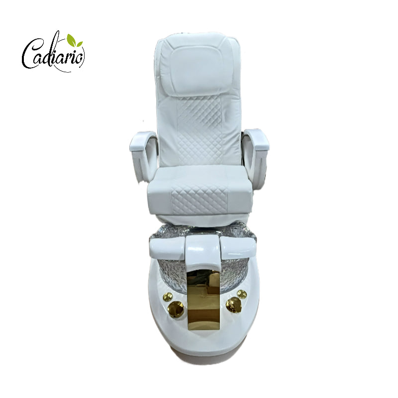 Nail Salon Furniture Equipment White Reclining Massage Manicure Foot Spa Luxury Pedicure Chairs