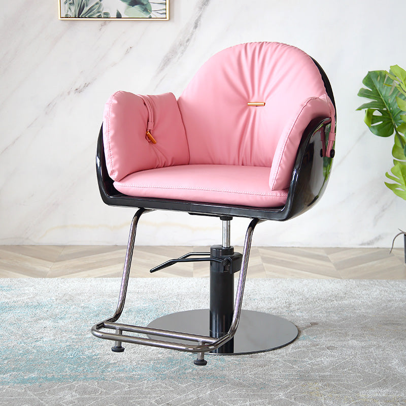 Simple Small Barber Chair For Barber Shop Can Rotate,Can Color Can Be Customized