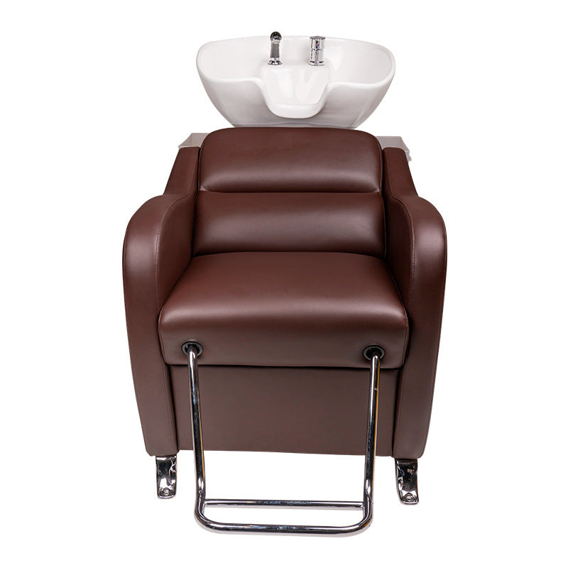 Modern Barber Shop Equipment Saloon Hairdressing Wash Chair Lay Down Washing Salon Shampoo Chair