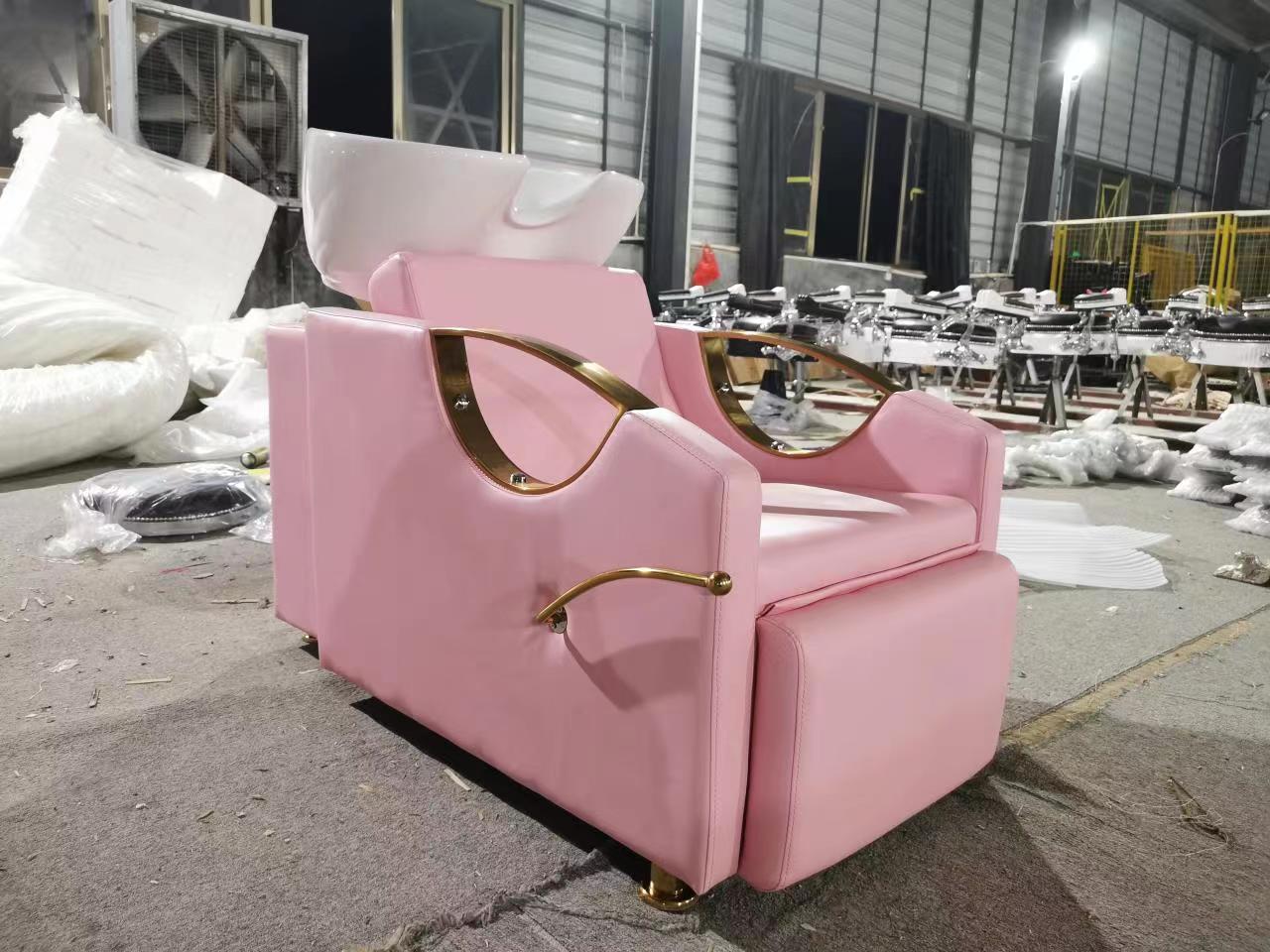 Pink Salon Equipment Barber Chair Hairdressing Chair Hair Salon Stying Chair With