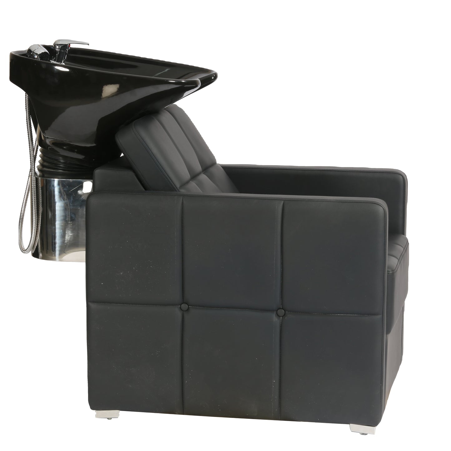 Hair salon furniture backwash unit hair wash chairs head washing bed black shampoo chair