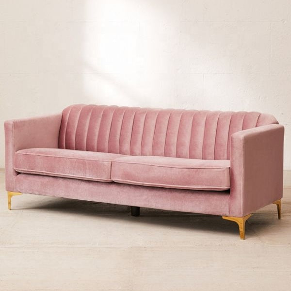 Chair Luxury Nordic Modern Wholesale Metal Sofa Home Sets Velvet Waiting Lounge Accent Furniture Living Room Chairs