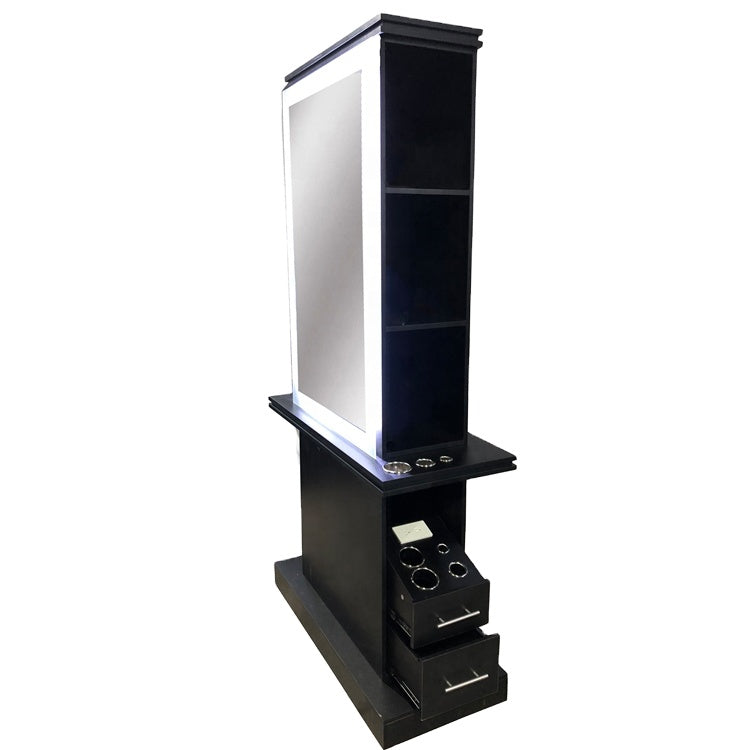 Desktop Barber Shop Furniture Make Up High Quality Easy To Clean Hair Salon Mirror