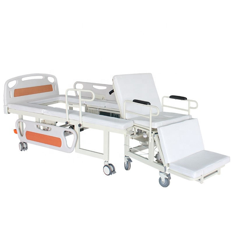 Medical Electric Disabled Elderly Hospital Home Care Nursing Medical Bed With Wheelchair