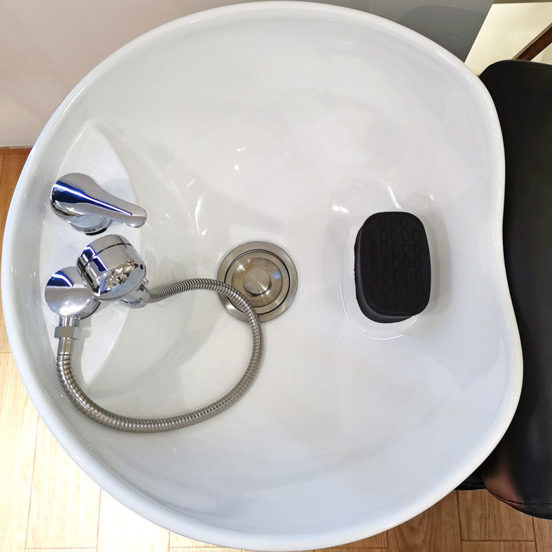 Modern Luxury Hair Salon Furniture Multifunctional Wash Chair Massage Shampoo Bowl Bed Chair