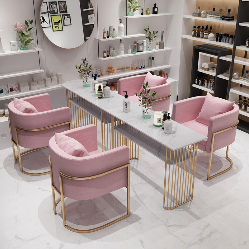 Modern Stainless Steel Frame Upholstered Bar Stool High Chair Bar Chair For Coffee Shop Bistro Furniture
