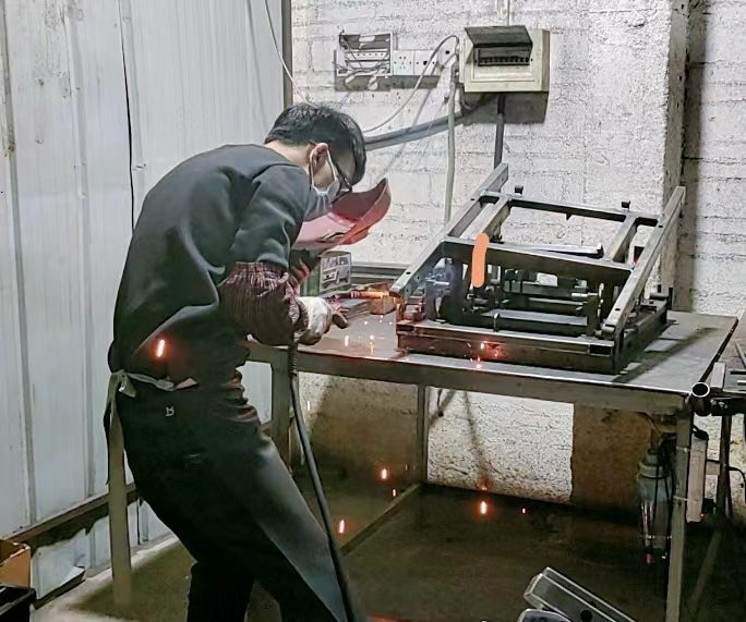 Hair Salon Equipment Double Side Barber Mirror Station