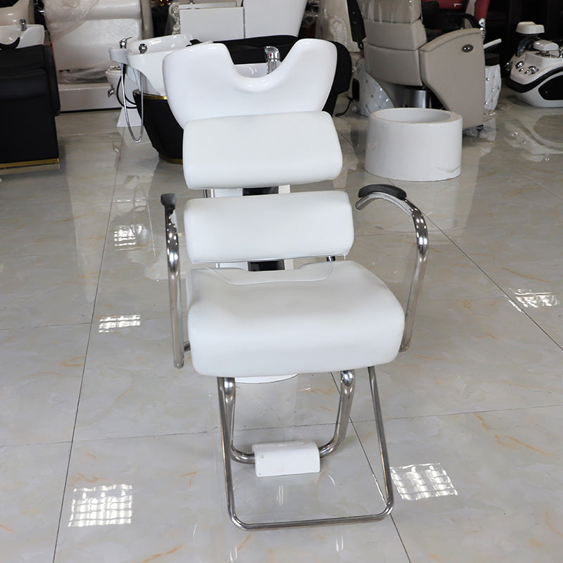 Foshan Factory Salon Furniture Luxury Hot Sale Modern Hair Salon Shampoo Chairs With Bowl