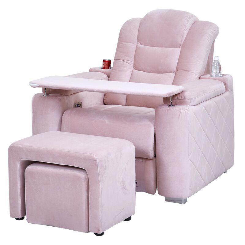 Beauty Nail Salon Furniture Luxury Foot Spa Massage Pedicure Chair Hot Sale Modern Design Pink Manicure Pedicure Chair