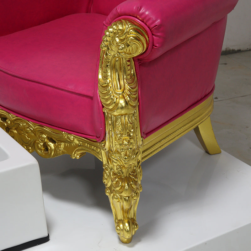 Plumbing Manicure Chairs Throne Chair Spa Massage Pedicure Chair With Pedicure Sink