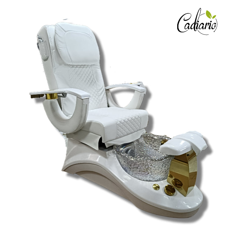 Nail Salon Furniture Equipment White Reclining Massage Manicure Foot Spa Luxury Pedicure Chairs