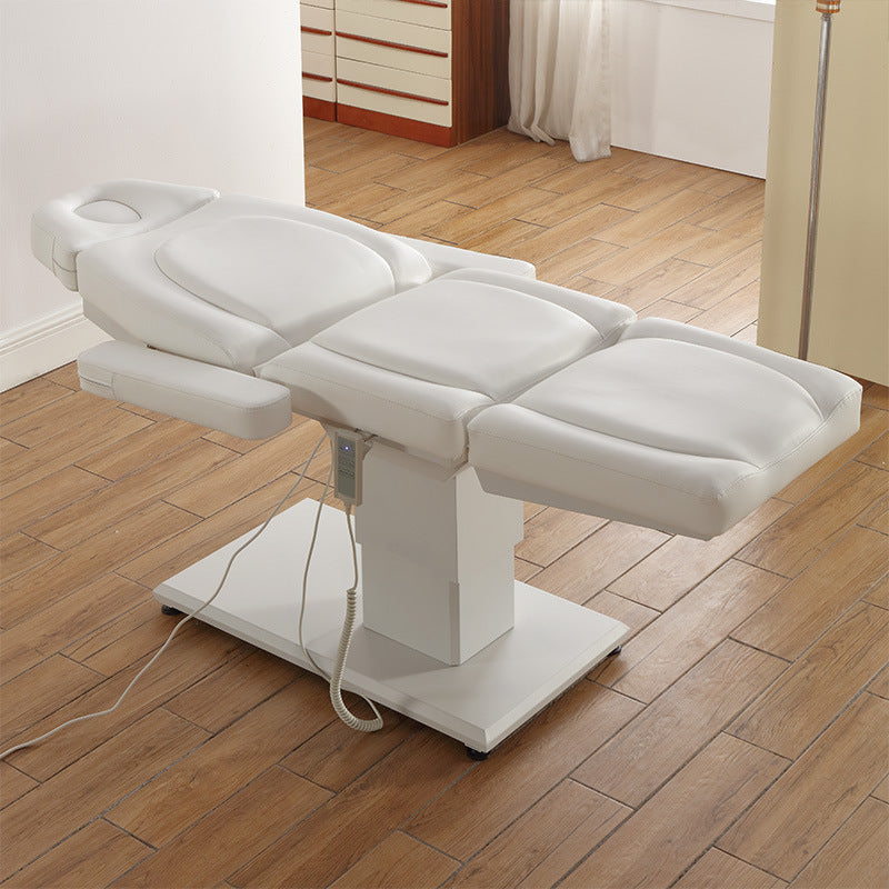 Cadiario Beauty Salon Full Electrical 4 Motor Facial Beauty Massage Bed with 240 Degree Table beauty massage bed spa moxibustion