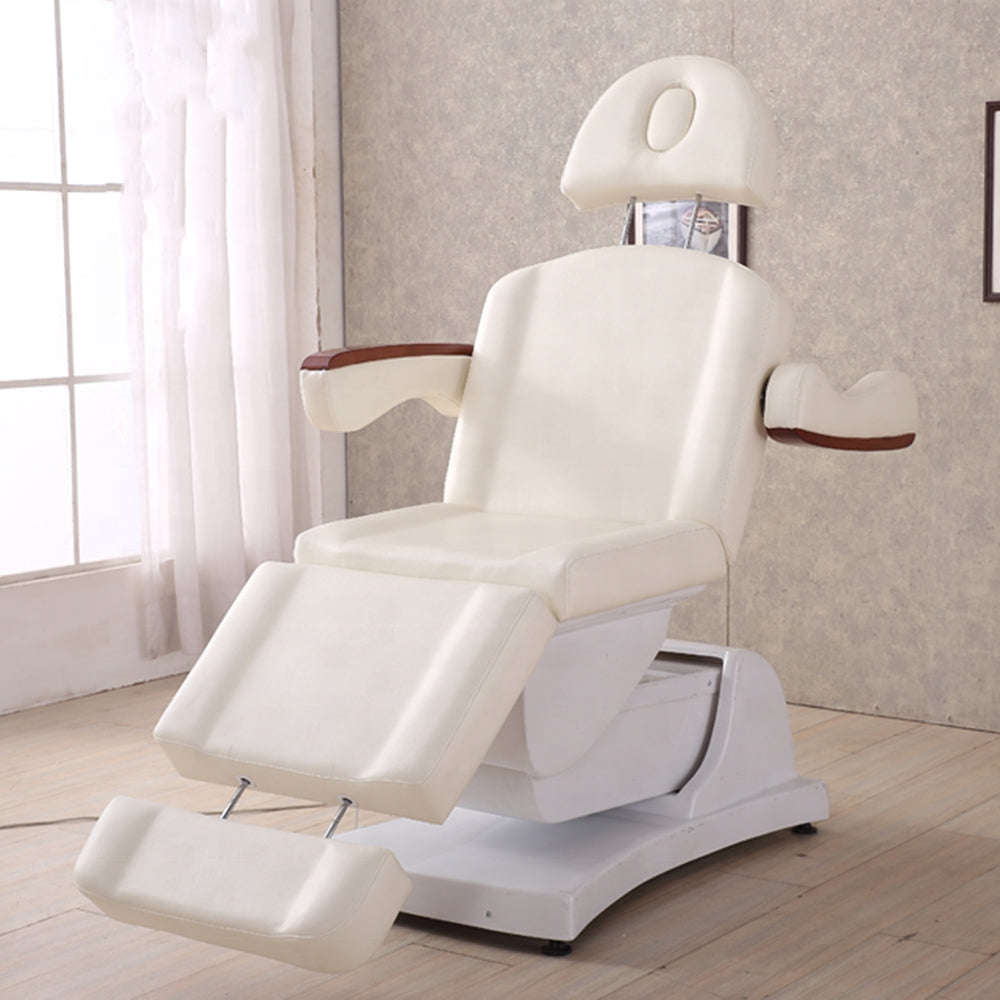 Cadiario Salon Reclining Bed Electric Spa Chair Facial Beauty Bed Nuga Best Massage Bed Spa Chair Salon Furniture Massage Table Optional