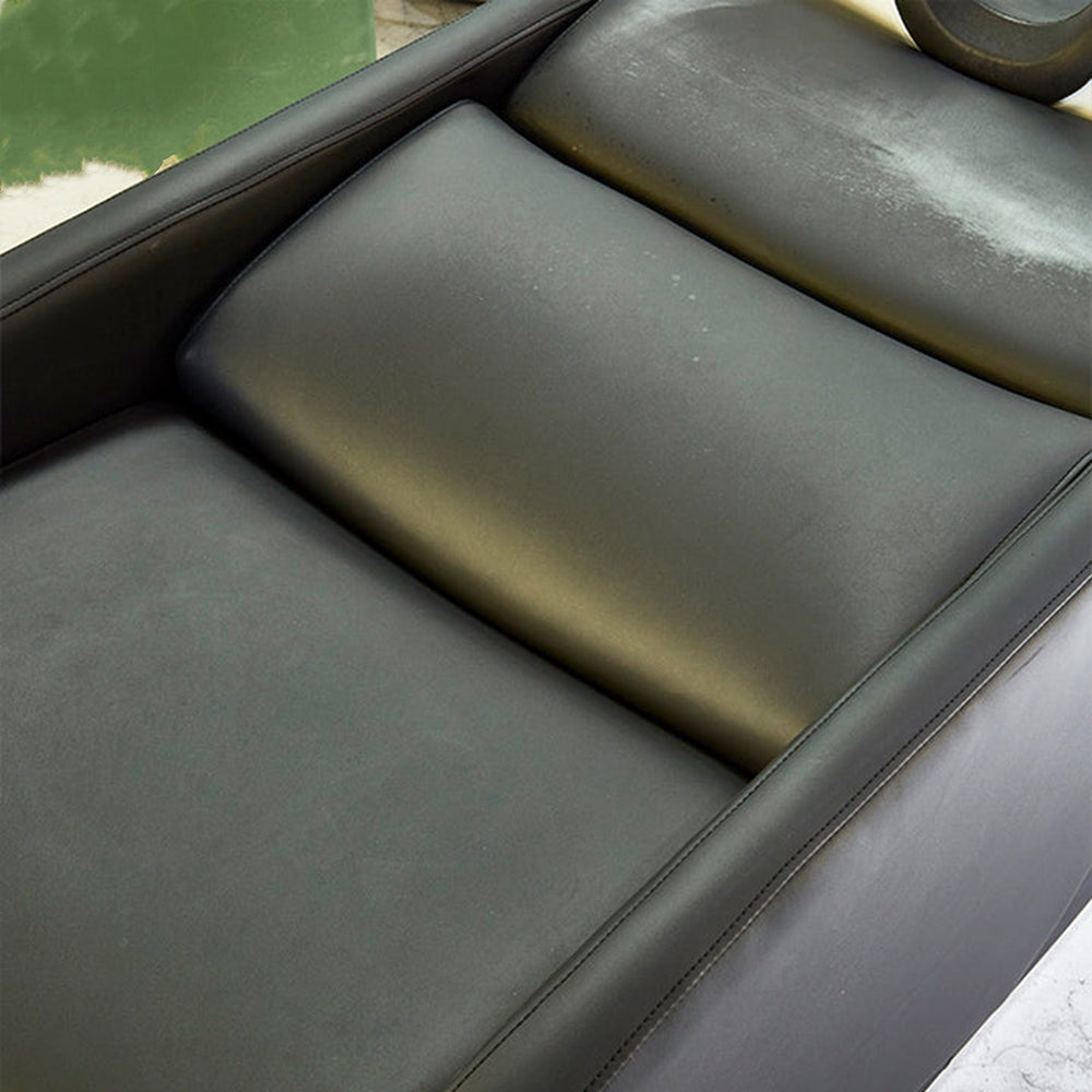 Cadiario High-end shampoo bed high-quality leather density sponge replaceable leather color with foot pedal