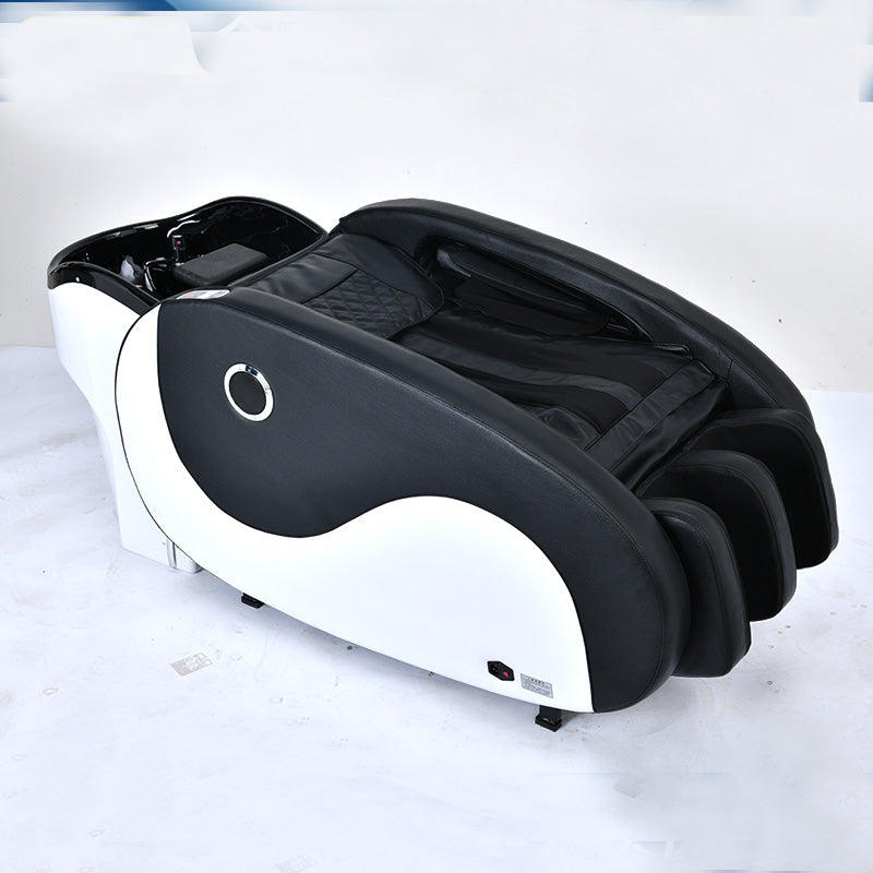 Cadiario Luxury electric massage shampoo chair, back leg massage with audio, customizable color LOGO