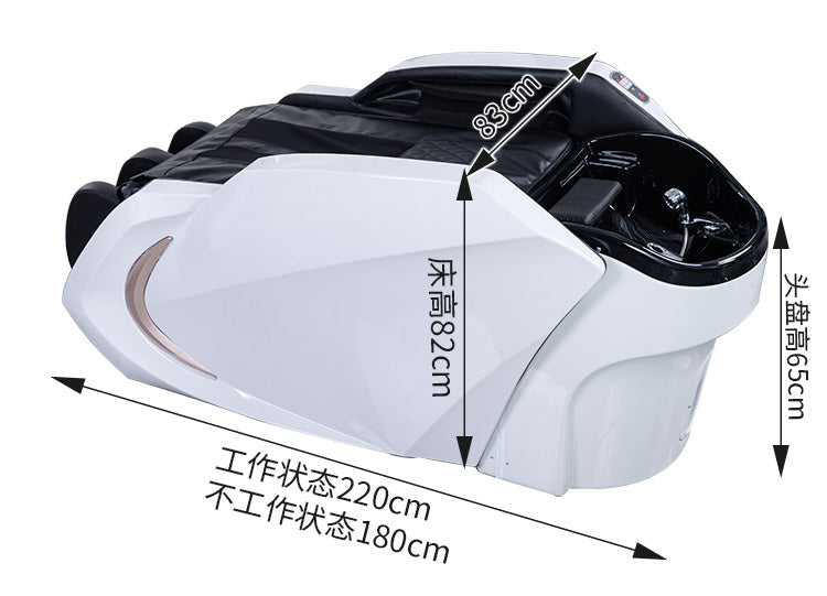 Cadiario Fully automatic electric massage shampoo chair water circulation system can be customized LOGO