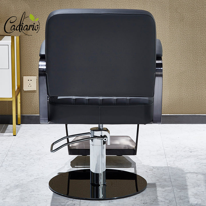 Cadiario The pump design of the black casual barber chair can be customized. The color is small and lightweight, suitable for most scenes