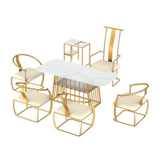 Cadiario Manicure table special price economical marble net celebrity nail table simple double set