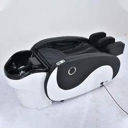 Cadiario Luxury electric massage shampoo chair, back leg massage with audio, customizable color LOGO
