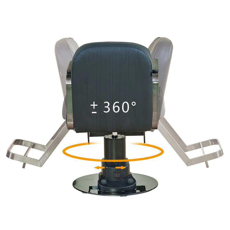 Cadiario Electric Barber Chair High-end Simple Hair Salon Special Thickening Cushion Can be Electric Adjustable Height CA-B0005