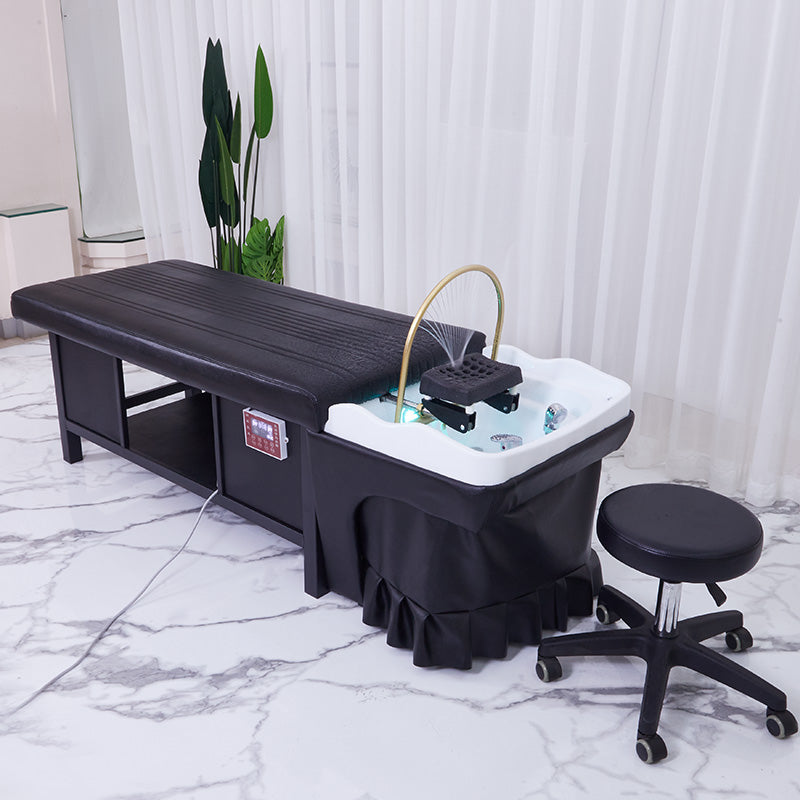 Cadiario Cadiario flat-lying massage shampoo chair with water heater and locker can change the color and customize the LOGO