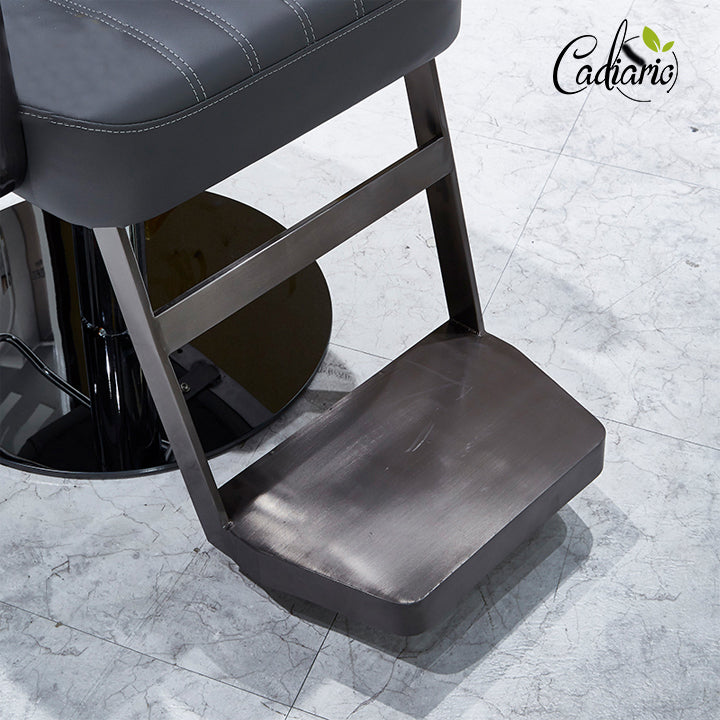 Cadiario The pump design of the black casual barber chair can be customized. The color is small and lightweight, suitable for most scenes