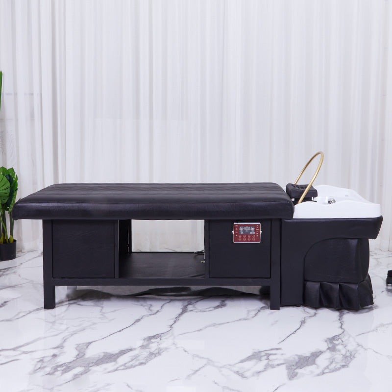 Cadiario Cadiario flat-lying massage shampoo chair with water heater and locker can change the color and customize the LOGO