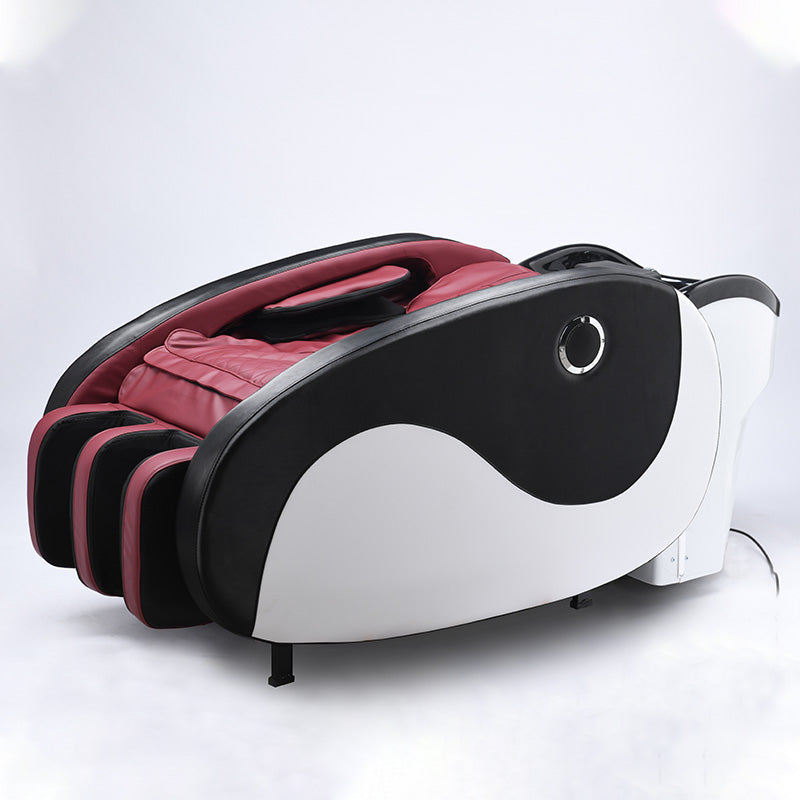 Cadiario Luxury electric massage shampoo chair, back leg massage with audio, customizable color LOGO