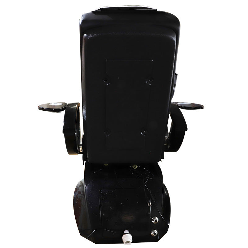 Cadiario Black luxury pedicure chair to light drain pump 4 sets of massage functions can be customized color