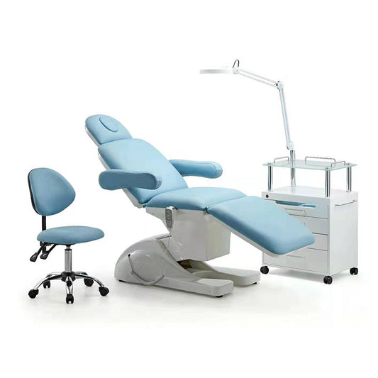 Cadiario Supporting beauty shop massage bed equipment high quality supporting wholesale 3 motor with stool mobile cabinet