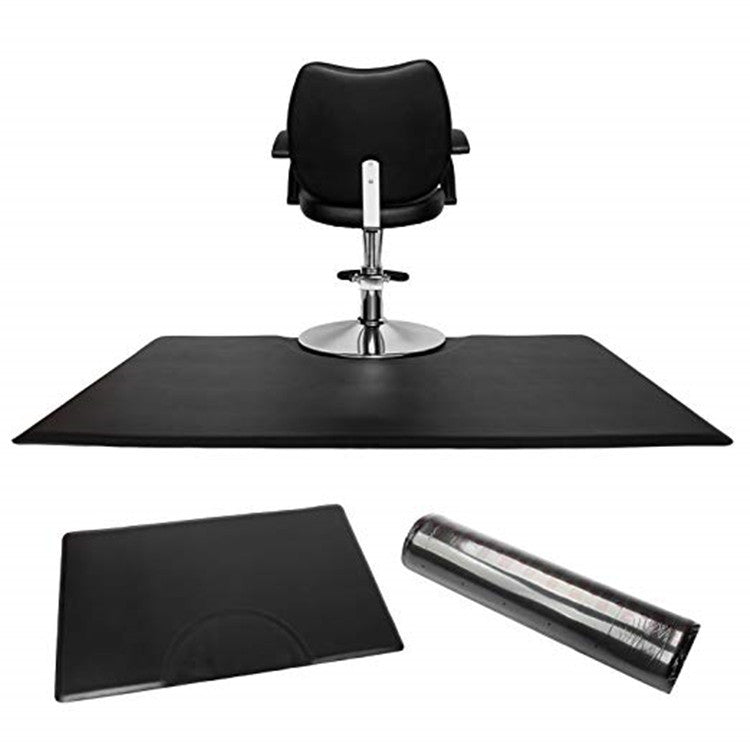 Cadiario Barber chair PU anti-slip mat anti-fatigue decompression foot mat barber special hair salon floor mat