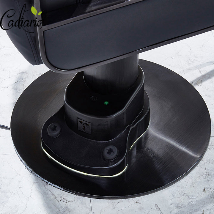 Cadiario Electric Barber Chair High-end Simple Hair Salon Special Thickening Cushion Can be Electric Adjustable Height CA-B0005